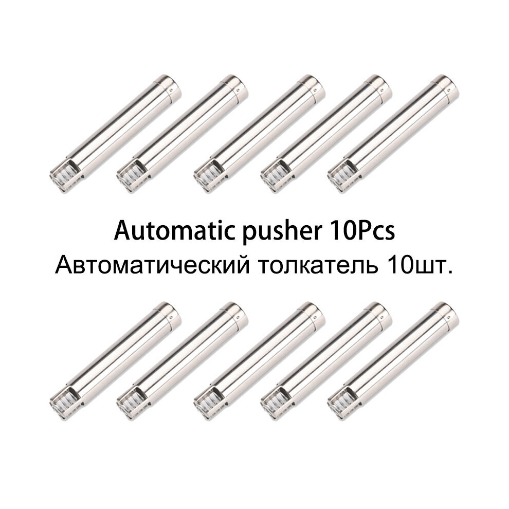 Dechoicelife (A-Pusher 10Pcs) Nature Bamboo Moxibustion Burner Moxa Therapy Accessory Box Mugwort Stick Automatic Pusher Acupoint Massage Meridian Massager