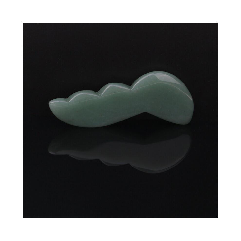 Photos - Facial Cleansing Brush New Green Facial Jade Roller Massager Eye Face Neck Relaxation Slimming Tool Jade Roller Massager Face Body Head Nec(a-Red)