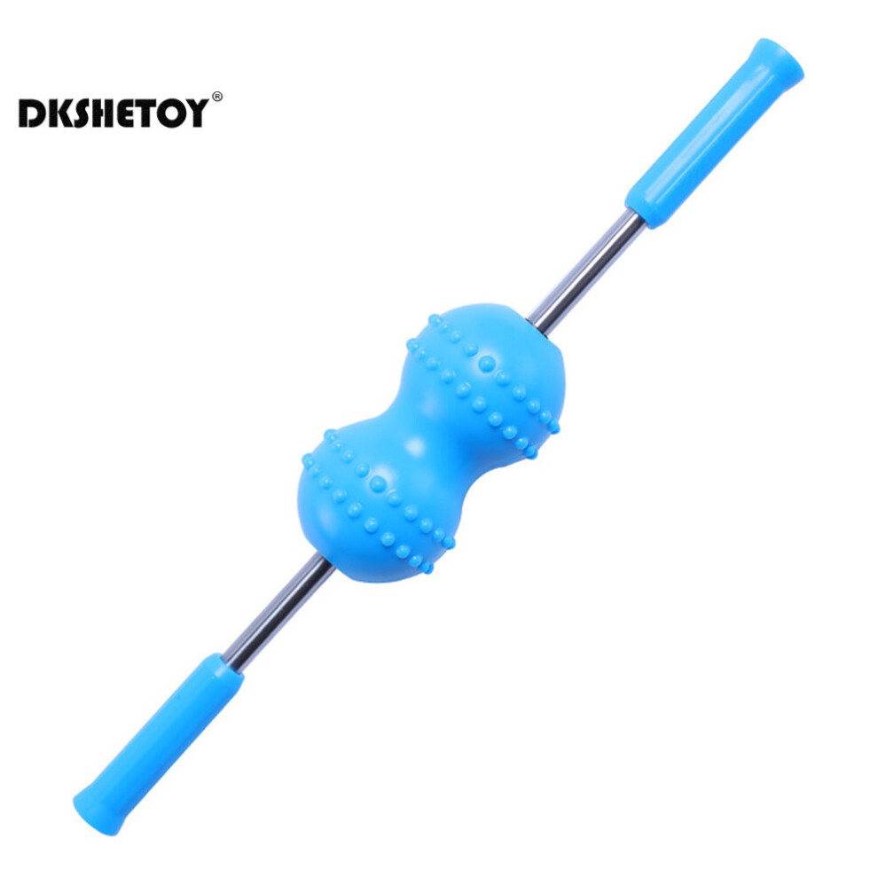 Dechoicelife Double Ball Massage Roll Stick Back Pushing Massager Rollers Relaxing Muscle Massage Balls Easy Carry And Storage