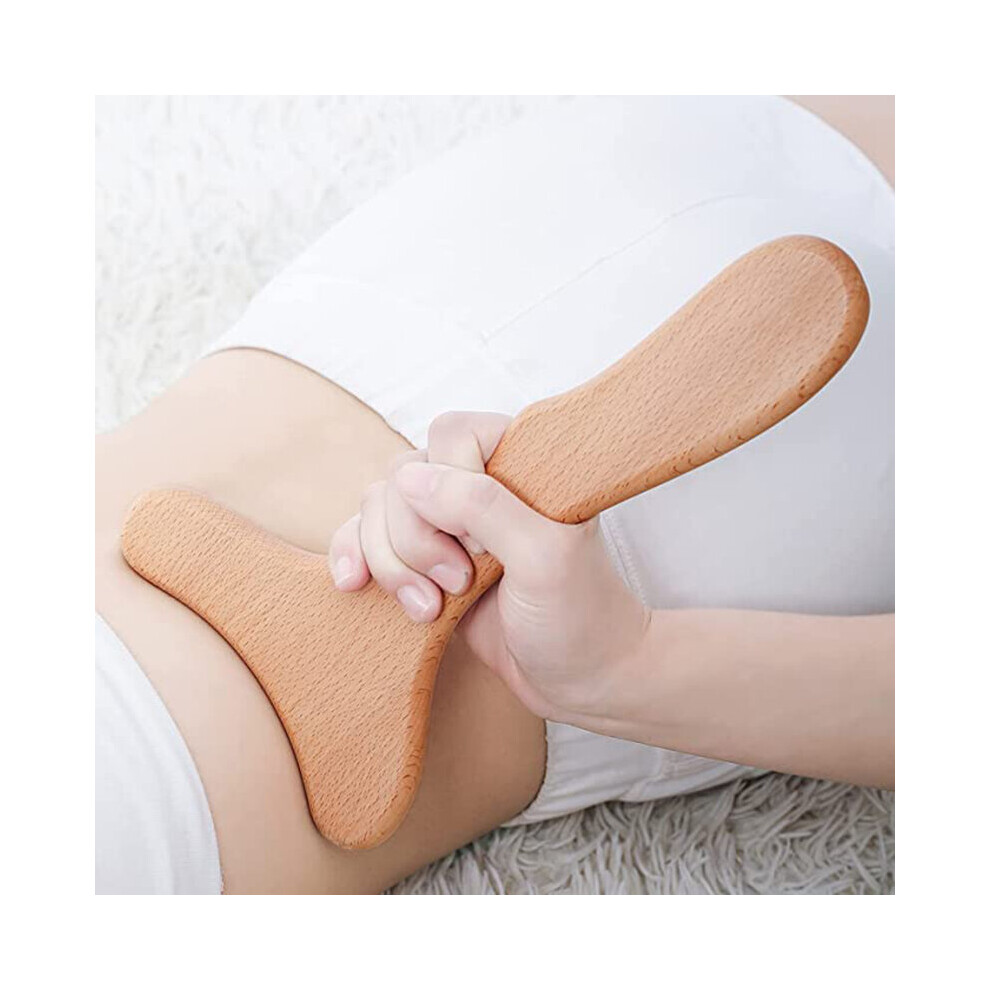 Dechoicelife Estherqueen Wood Therapy Massager Lymphatic Drainage Tool Body Sculpting For Maderotherapy,Anti-Cellulite,Gua Sha,Muscle Release