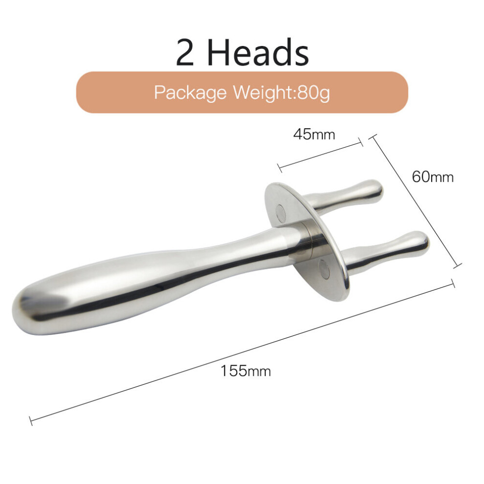 Dechoicelife (A-2 Heads) Magnetotherapy Pen Acupressure Massage Stick Anti Cellulite Fat Burner Trigger Point Massage Gua Sha Pain Relief Health Care