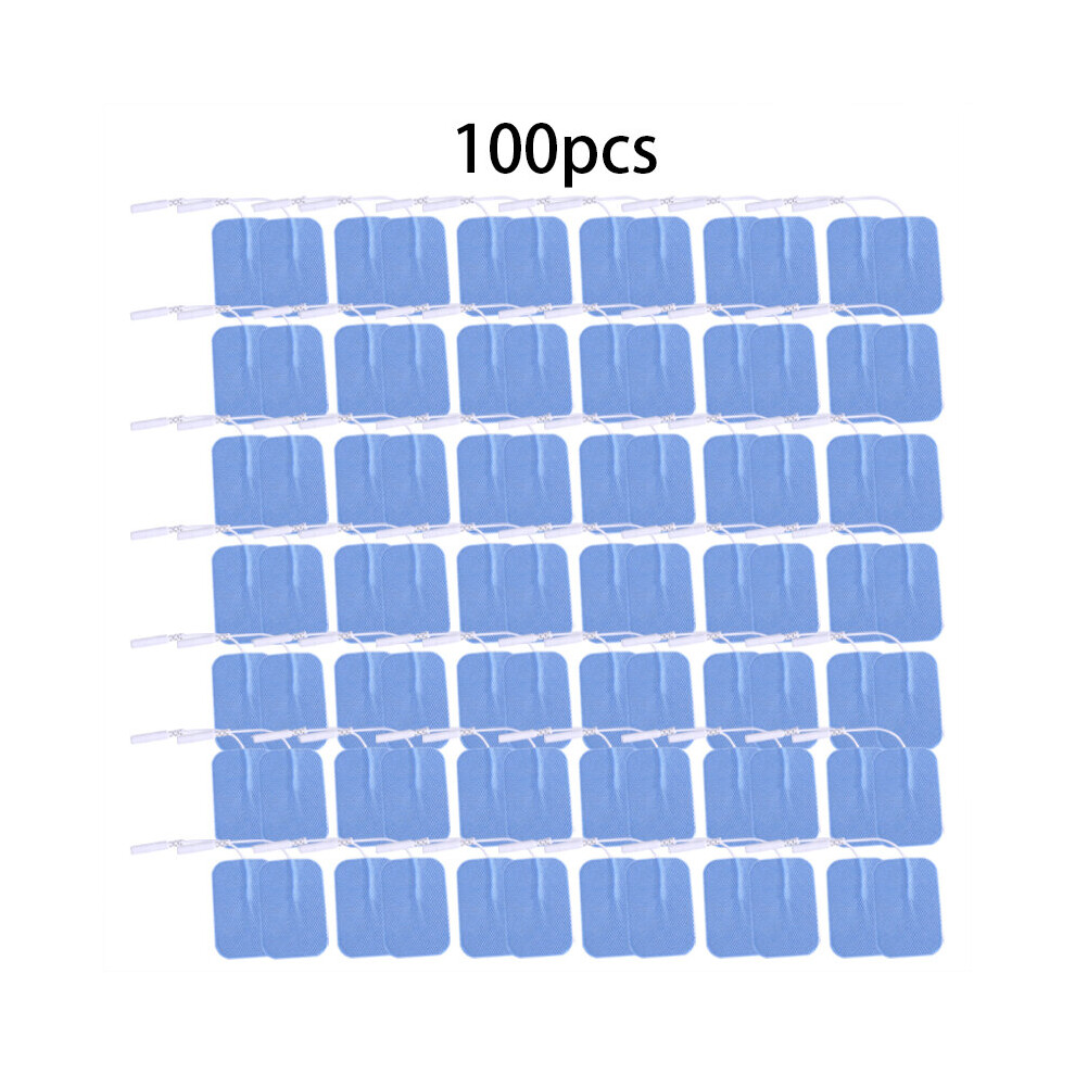 Dechoicelife (A-4X6cm100pcs) 50/100Pcs Muscle Stimulator Electrode Pads For Pulse Muscle Stimulator Therapy Digital Machine Self Adhesive Replacement Pads