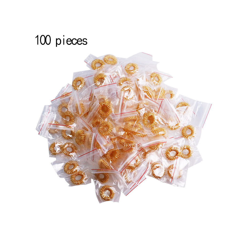 Dechoicelife (A-R-091-100P) 100Pcs Finger Massage Ring Acupuncture Acupressure Health Care Body Fatigue Pain Stress Relief Help Sleep Tools