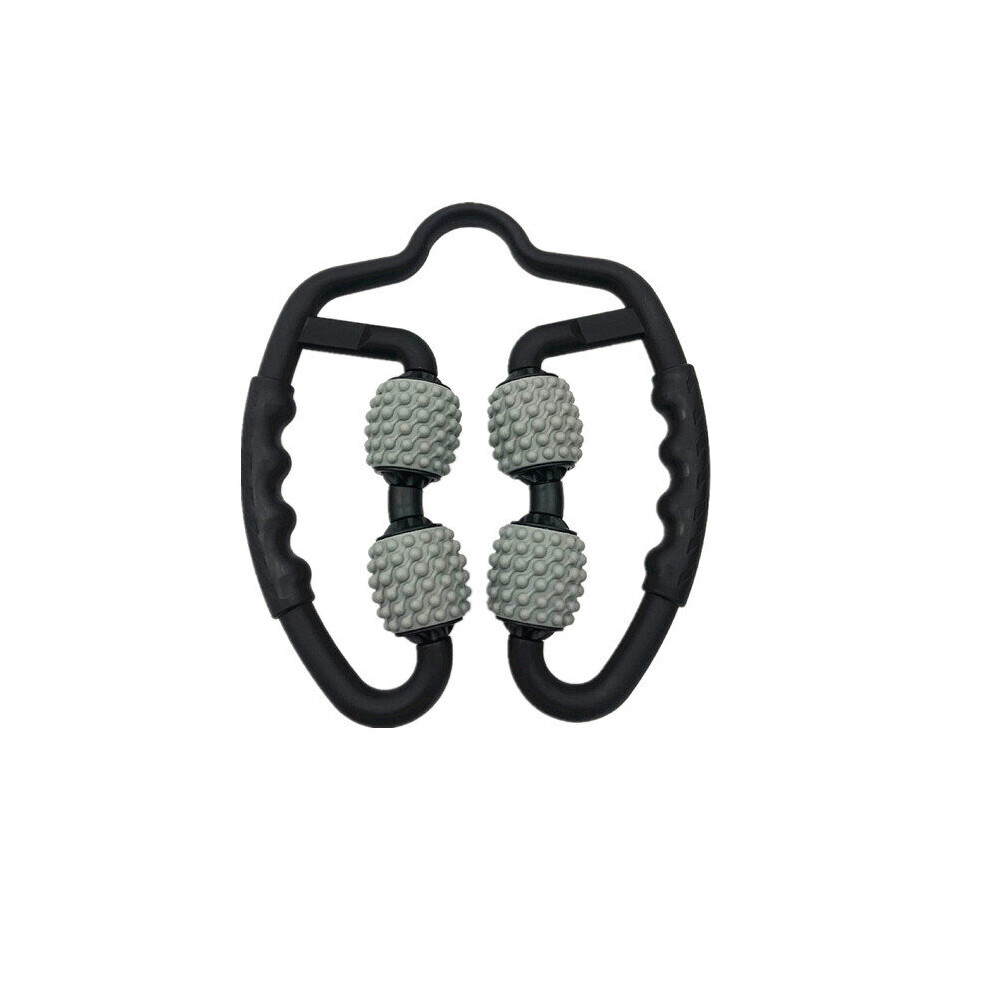 Dechoicelife Black (A- 2) Cellulite Massager Massage Roller Legs Calf Thigh Neck Arm Elbow Deep Tissue Foam Roller Fascia Equipment Muscle Pain Relieve