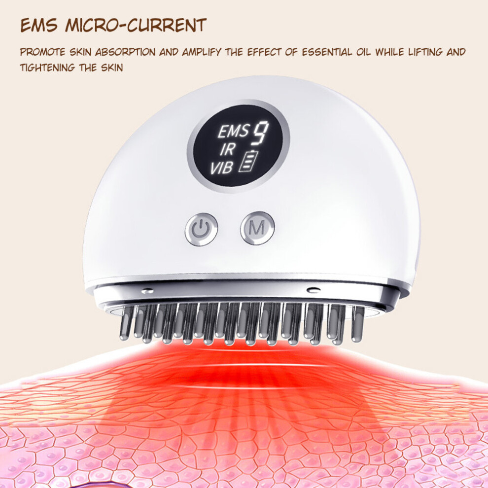 Dechoicelife Handheld Electric Scraping Device Vibration Meridians Dredging Massager For Face Arm Beauty Health ???????? Masajeador