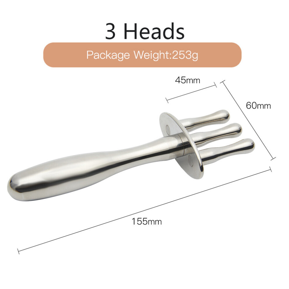 Dechoicelife (A-3 Heads) Magnetotherapy Pen Acupressure Massage Stick Anti Cellulite Fat Burner Trigger Point Massage Gua Sha Pain Relief Health Care