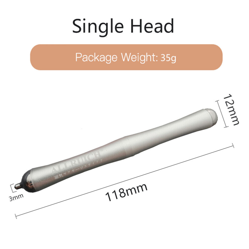 Dechoicelife (A-Single Head) Magnetotherapy Pen Acupressure Massage Stick Anti Cellulite Fat Burner Trigger Point Massage Gua Sha Pain Relief Health Care