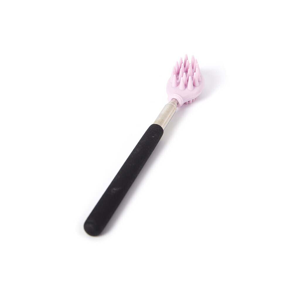 Dechoicelife Purple (A-) Adjustable Silicone Massage Brush Telescopic Back Scratcher Scratching Backscratcher Massager Extendable Telescoping Itch Hackle