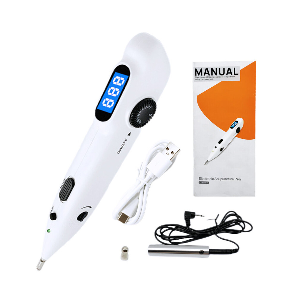 Dechoicelife (A-Type 1) Usb Rechargeable Acupuncture Pen Electric Acupuncture Point Massage Pen Massage Device Body Massager Muscle Stimulator Therapy