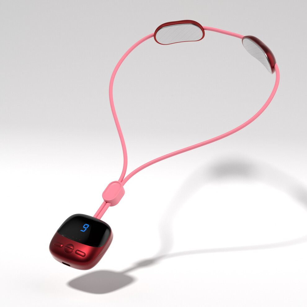 Dechoicelife (A-A) Smart Neck Massager Portable Hanging Cervical Massager With Hot Compress Ems Pulse Neck Massage For Pain Relief Body Relaxation