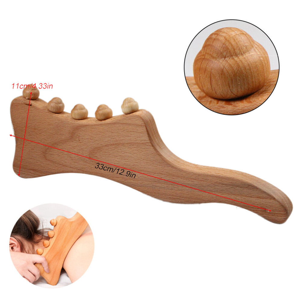 Dechoicelife (A-5-1Pcs) Wood Therapy,Lymphatic Drainage Tool,Wooden Guasha,Wood Therapy Massage Tools,Gua Sha Massage Soft Tissue Therapy