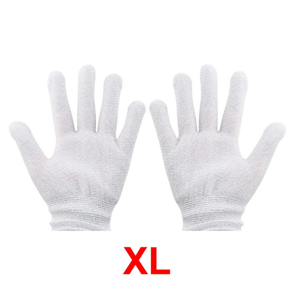 Dechoicelife (A-Xl Size) Xl/L Size Conductive Electrotherapy Massage Electrode Gloves Relax Shock Wire Tens Machine Therapy Hand Massager Tool