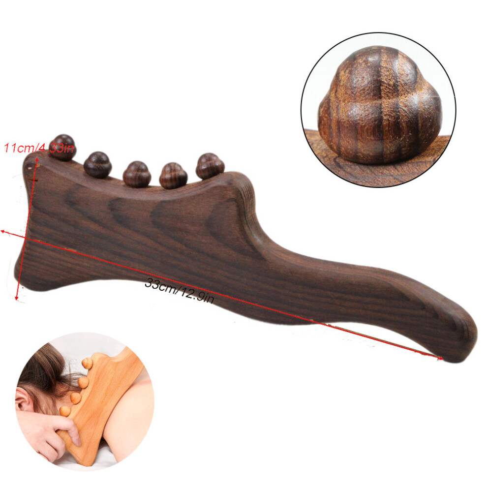 Dechoicelife (A-6-1Pcs) Wood Therapy,Lymphatic Drainage Tool,Wooden Guasha,Wood Therapy Massage Tools,Gua Sha Massage Soft Tissue Therapy
