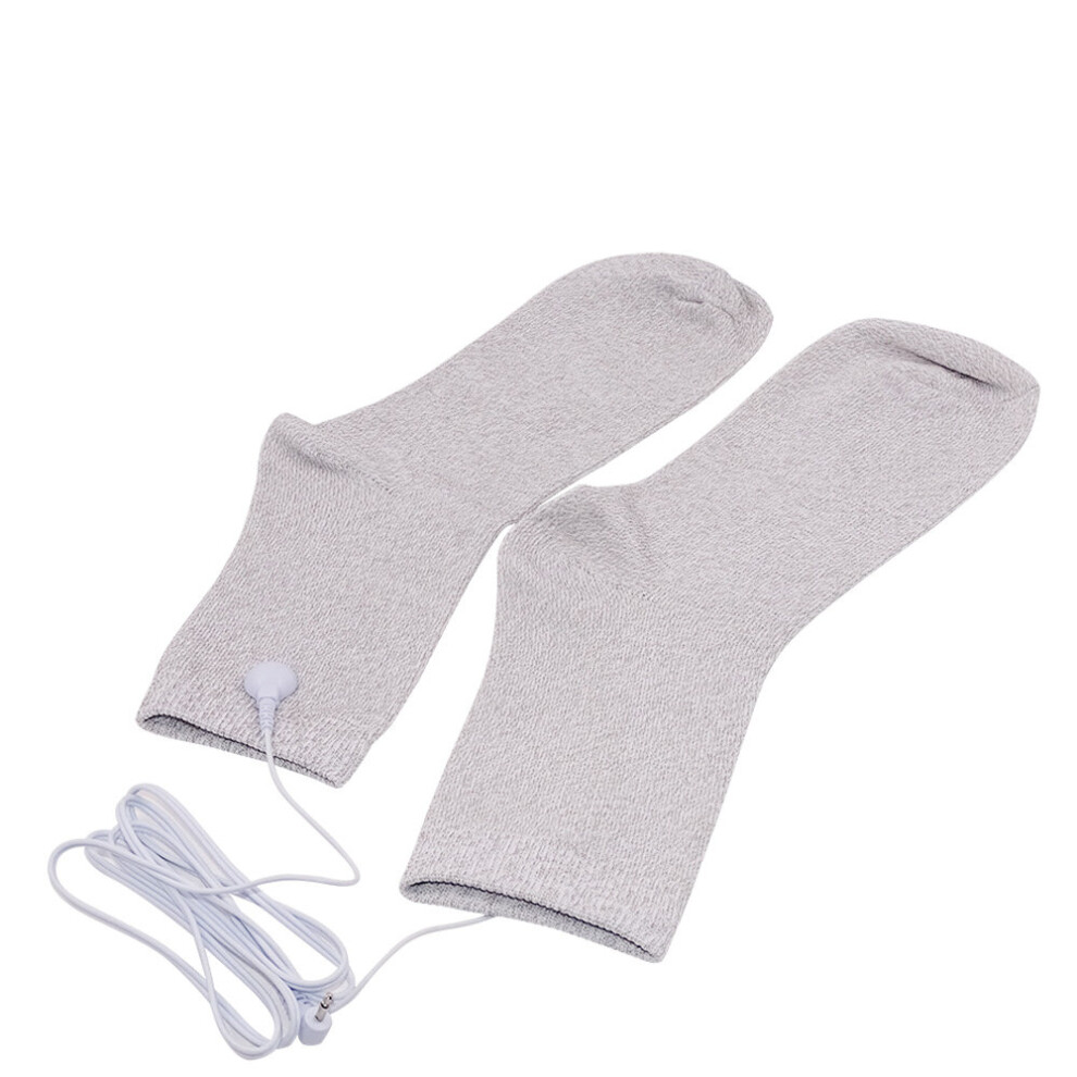 Dechoicelife (A-1 Pair Socks) Ems Tens Physiotherapy Electrodes Pads Gloves Socks Wrist Guard Muscle Electrostimulator Accessories For Electric Body Massagers