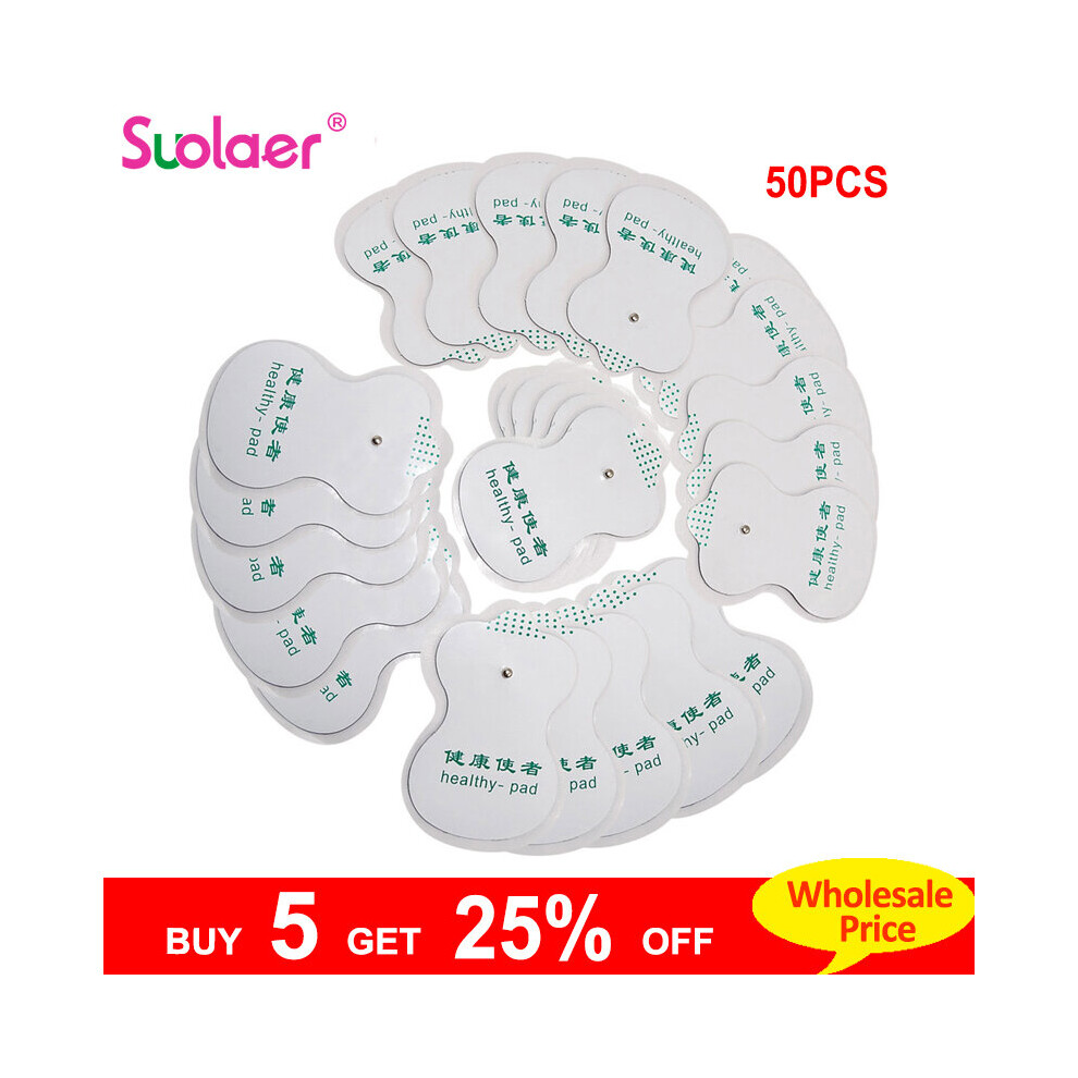 Dechoicelife (A-30Pcs (15Pairs)) 50/20 Tens Acupuncture Electrode Pads Digital Therapy Machine Slimming Massager Myostimulator Adhensive Gel Health Pad For Tens