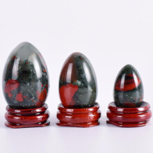 Yoni Egg Natural Stone Heliotrope Massage Ball Set Undrill Blooded Jasper Kegel Exercise Tool Women Pelvic Floor Muscle Vaginal
