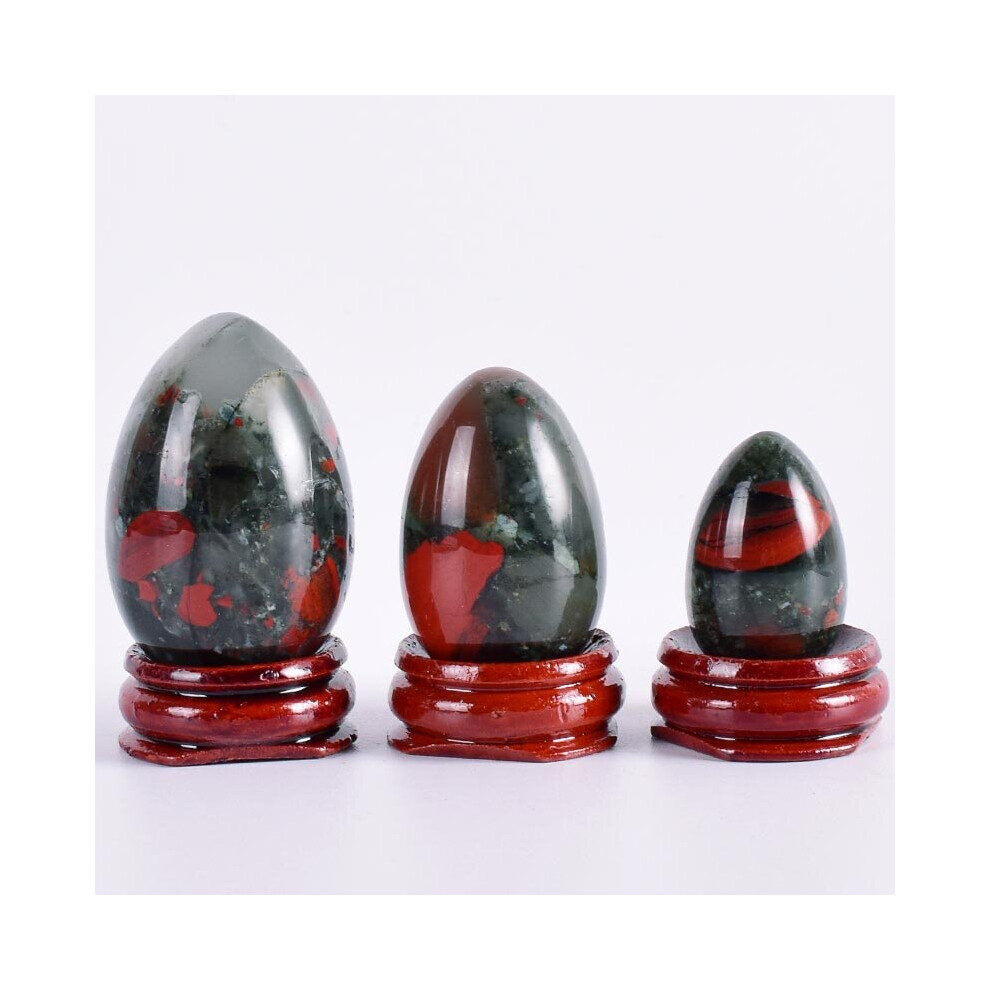 Dechoicelife Yoni Egg Natural Stone Heliotrope Massage Ball Set Undrill Blooded Jasper Kegel Exercise Tool Women Pelvic Floor Muscle Vaginal