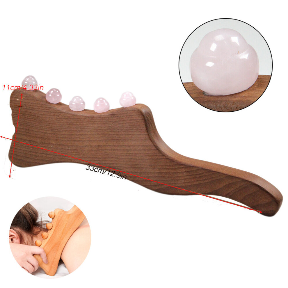 Dechoicelife (A-7-1Pcs) Wood Therapy,Lymphatic Drainage Tool,Wooden Guasha,Wood Therapy Massage Tools,Gua Sha Massage Soft Tissue Therapy