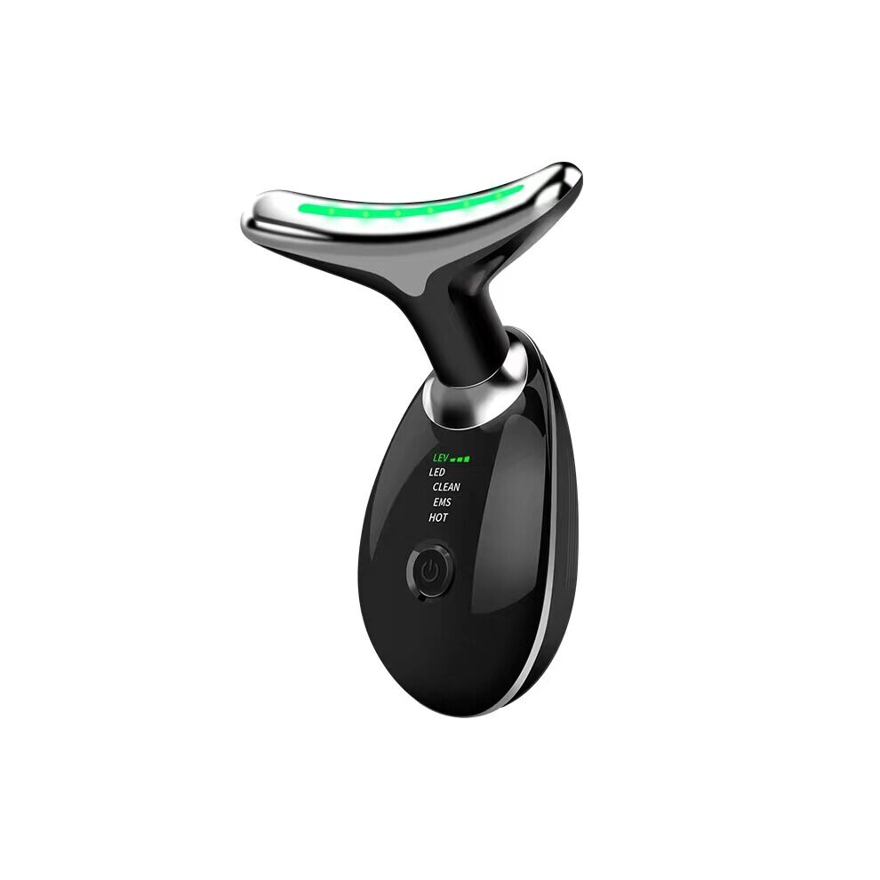 Dechoicelife Black (A-) Ems Face Massager Neck Facial Lifting Machine Reduce Double Chin Anti Wrinkle Skin Tightening Tools