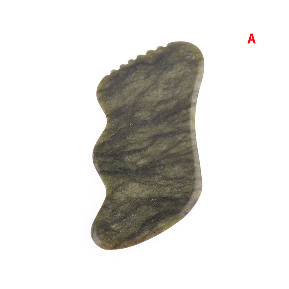 Dechoicelife Red (A-) Aventurine Face Massager Gua Sha Scraper Board Facial Guasha Meridian Muscle Relaxation Skin Lifting Face Thin Gouache Scraper