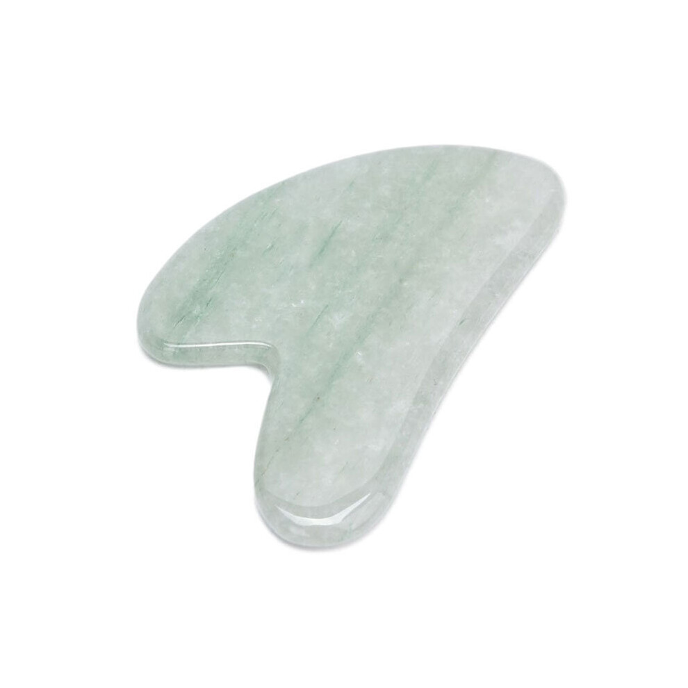 Dechoicelife Green (A-As Pic) Aventurine Face Massager Gua Sha Scraper Board Facial Guasha Meridian Muscle Relaxation Skin Lifting Face Thin Gouache Scraper