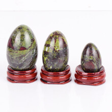 (a-3 pcs and base) Kegel Exercise Tools 3 pcs Dragon Blooded Stone Egg Set Eggs Natural Crystal Quartz Ball Pelvic Floor Muscle Vagina Health Care