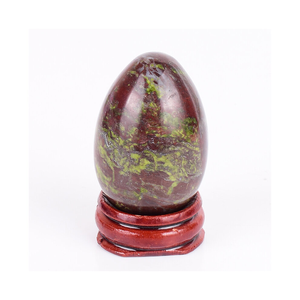Dechoicelife (A-45X30mm) Kegel Exercise Tools 3 Pcs Dragon Blooded Stone Egg Set Eggs Natural Crystal Quartz Ball Pelvic Floor Muscle Vagina Health Care