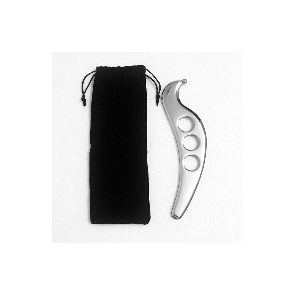 Dechoicelife (A-B) Tissue Therapy Muscle Massage Tools Whole Body Relaxation Deep Tissue Recovery Promote Blood Circulation Stainless Steel