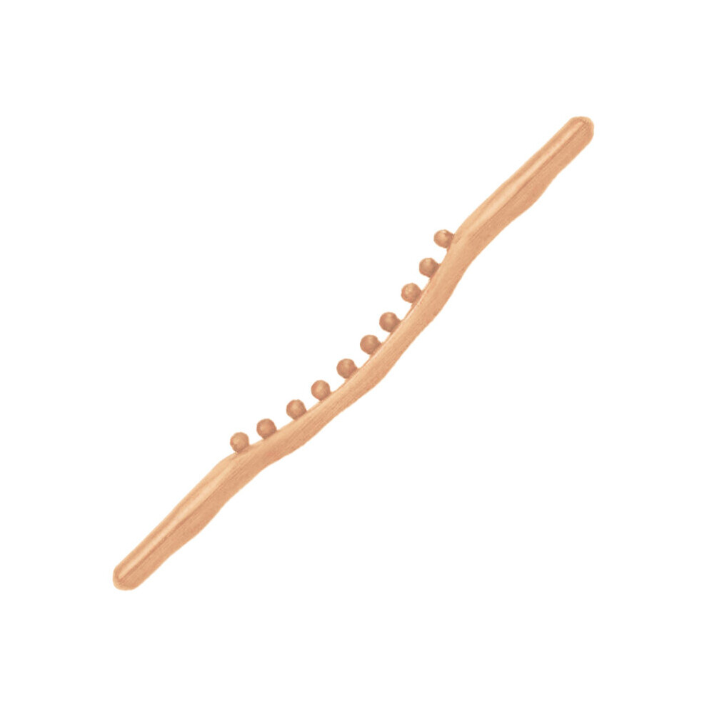 Photos - Massager  60cm  Body Natural Carbonized Wood Scraping Massage Stick Back  SPA Therapy Tool Point Treatment Guash(a-a)