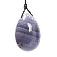 (a-45x30 mm) Yoni Egg Natural Gemstone Agate Drill Eggs Set Mineral Quartz Healing Massage Ball Jade Kegel Exercise Pelvic Floor Muscle
