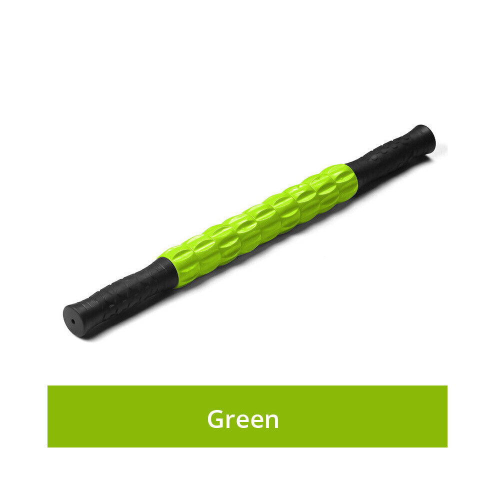 Dechoicelife Green (A-) Yoga Massage Stick Pilates Muscle Physical Therapy Relieve Massage Tool Fitness Equipment Yoga Roller Muscle Pain Management