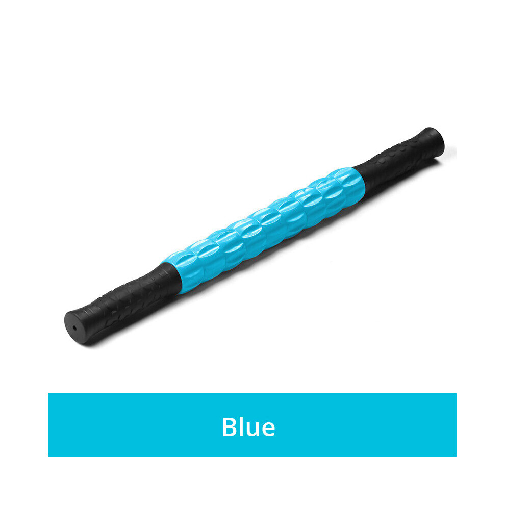 Dechoicelife Blue (A-) Yoga Massage Stick Pilates Muscle Physical Therapy Relieve Massage Tool Fitness Equipment Yoga Roller Muscle Pain Management