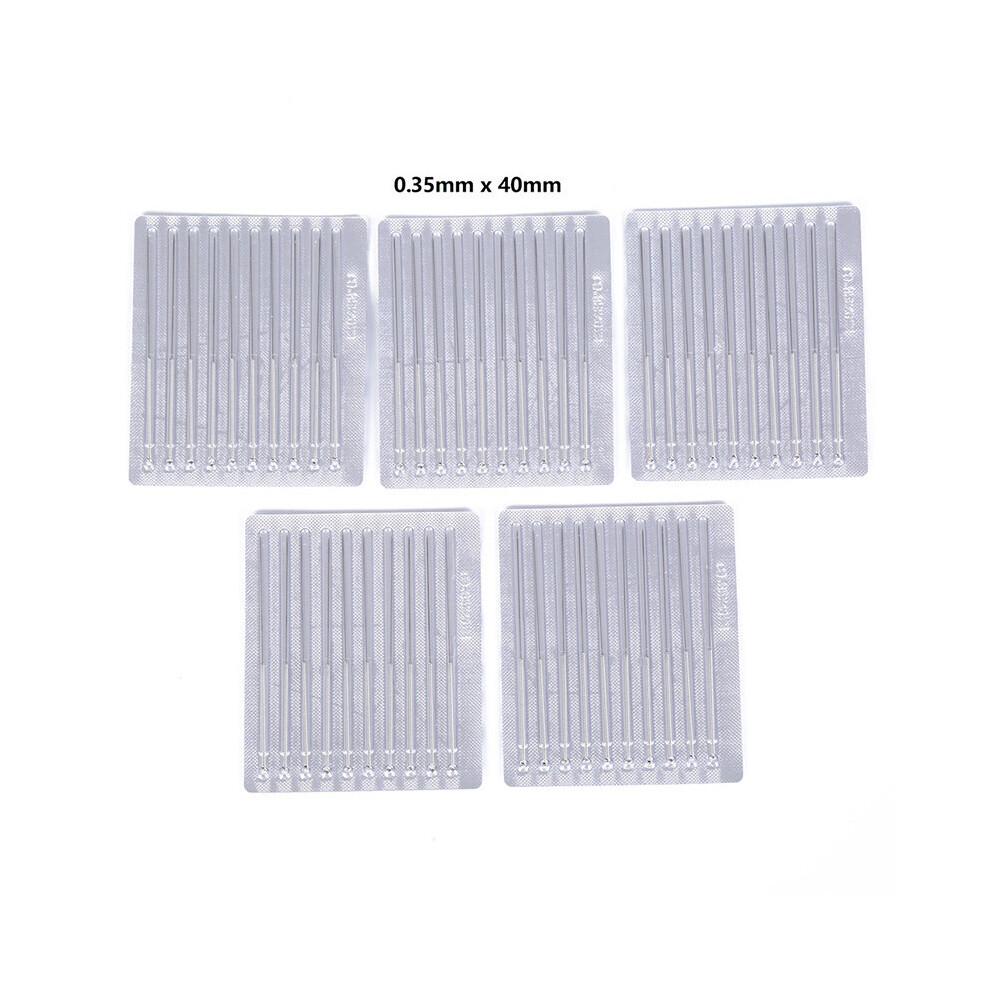 Dechoicelife (A-35L) 50Pcs Acupuncture Needles Disposable Sterile Acupuncture Needle Sterile Acupuntura Asepsis Aluminum Foil Packing