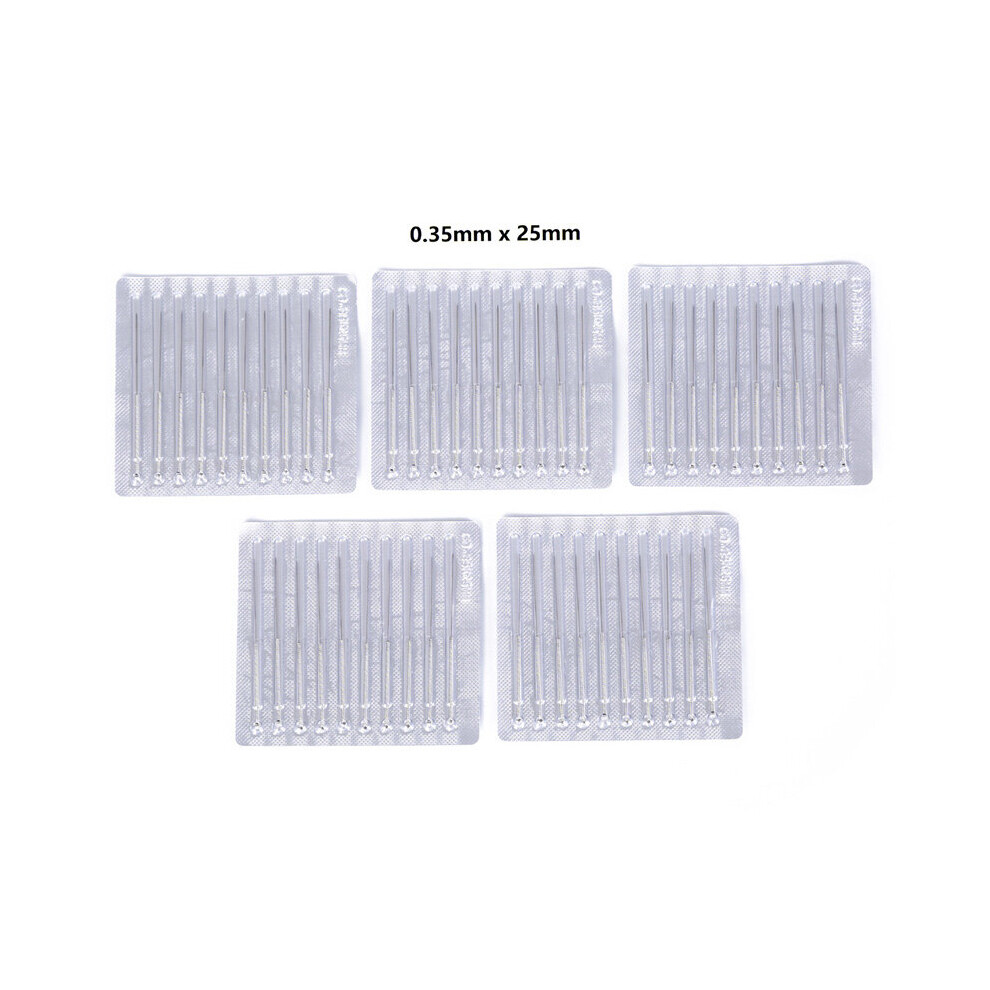 Dechoicelife (A-35S) 50Pcs Acupuncture Needles Disposable Sterile Acupuncture Needle Sterile Acupuntura Asepsis Aluminum Foil Packing