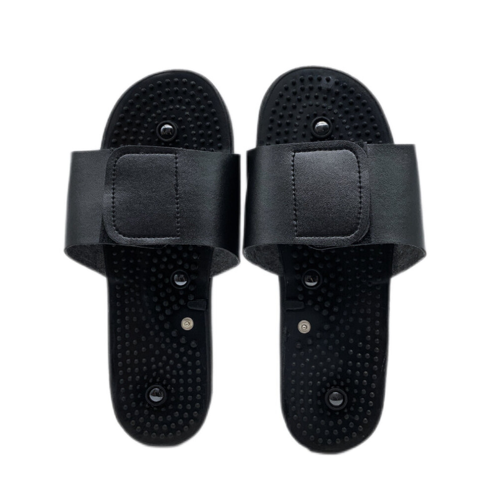 Dechoicelife (A-Slippers Only) 1Pair Massage Electrode Slippers Tens Therapy Shoes Body Relaxing Foot Massager For Electric Physiotherapy Ems Muscle Stimulator