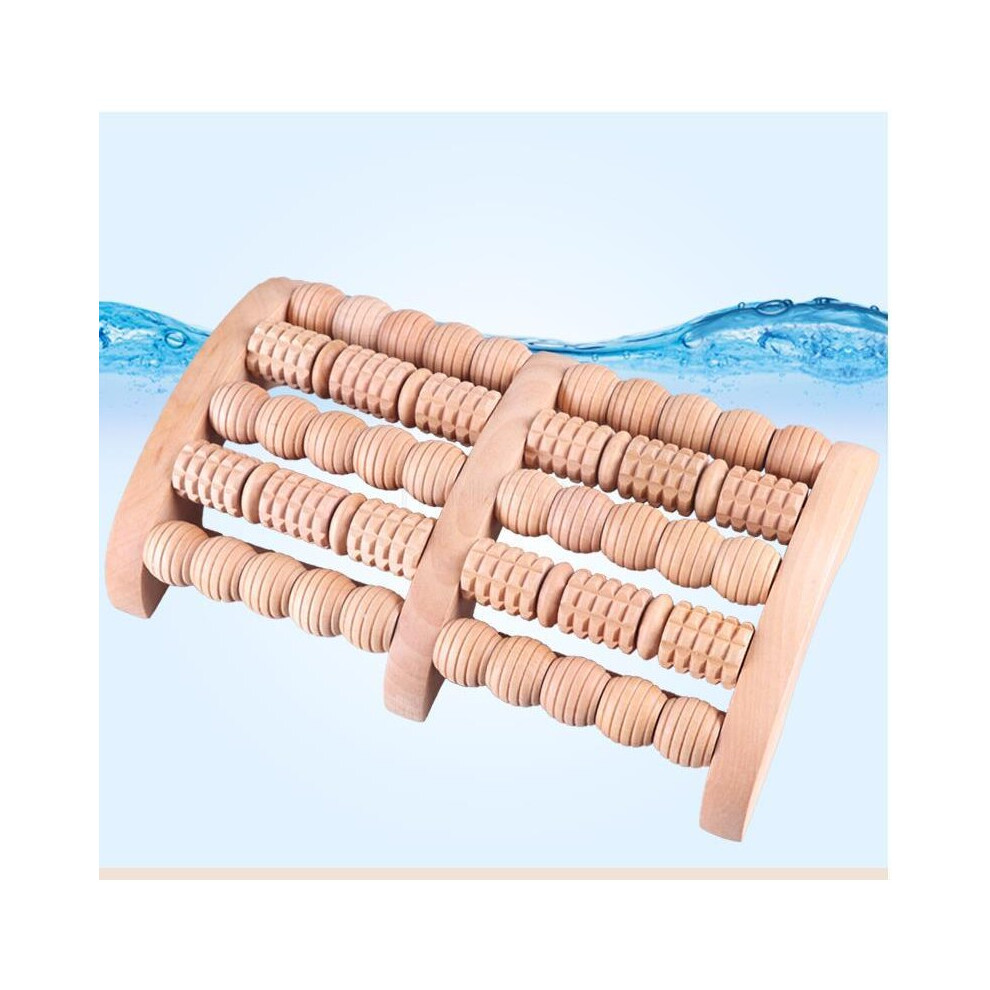 Dechoicelife (A-A) Meridian Yoga Stick Body Massager Stomach Back Waist Neck Leg Massage Stick Wooden Roller Massage Hammer