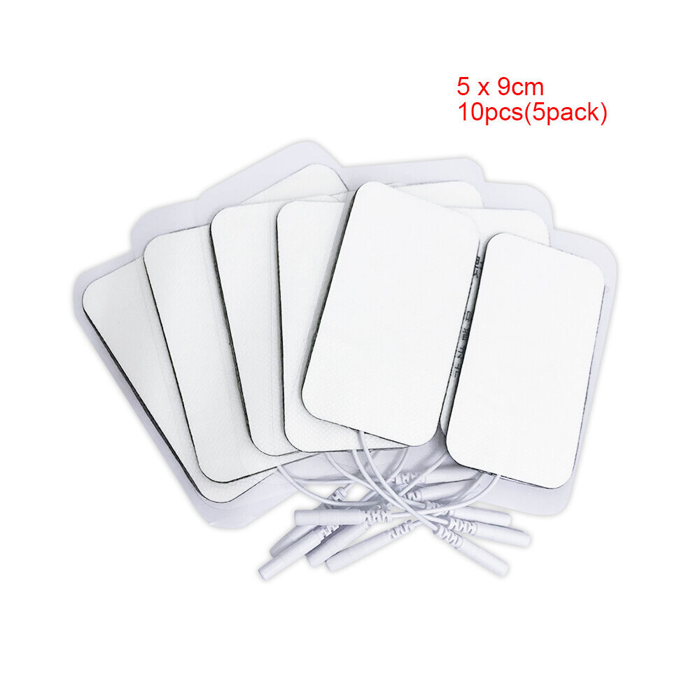 (a-5 x 9cm 10pcs(5pack)) 10pcs Self High Quality Nerve Stimulator Silicone Gel Electrode Pads Tens Electrodes Digital Therapy Machine Massage 2mm Plug-image-OPC-PC9PQ96-NEW
