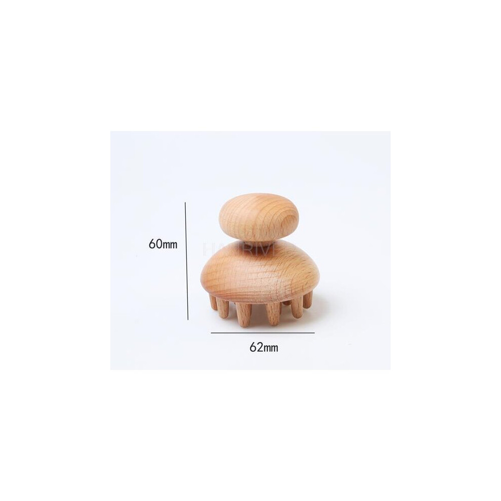 Dechoicelife (A-K) Meridian Yoga Stick Body Massager Stomach Back Waist Neck Leg Massage Stick Wooden Roller Massage Hammer