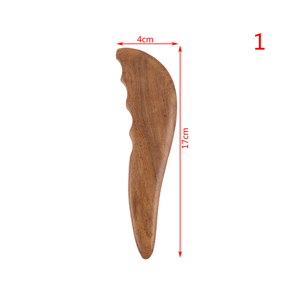 Dechoicelife Unisex Gold (A-) Sandalwood Multi-Function Meridian Massage Comb Head Massager Scalp Big Tooth Sandalwood Anti-Hair Loss Comb