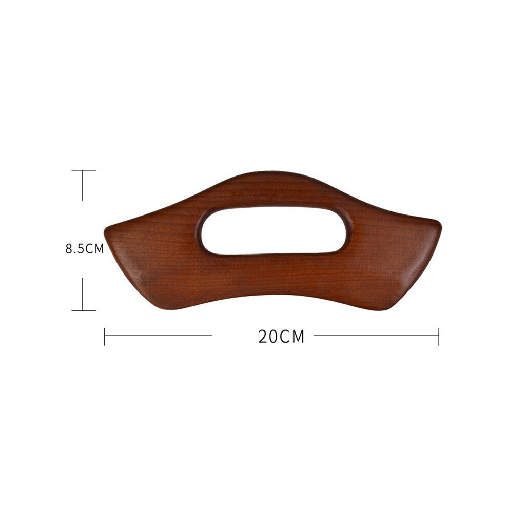 Dechoicelife Unisex Orange (A-) Sandalwood Multi-Function Meridian Massage Comb Head Massager Scalp Big Tooth Sandalwood Anti-Hair Loss Comb
