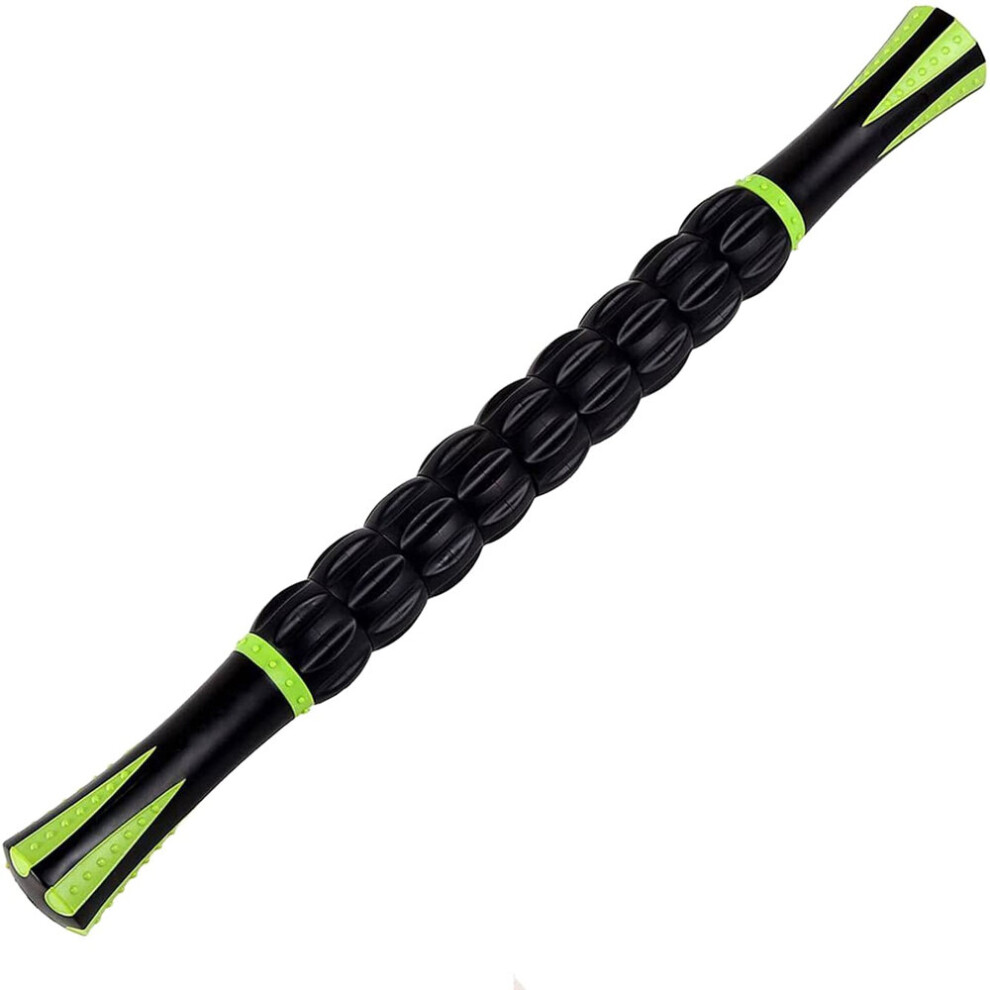 Dechoicelife Black (A-) Muscle Massage Roller Stick For Athletes, Back Leg Muscle Massager For Reducing Soreness, Loosing Tightness, And Soothing Cramps