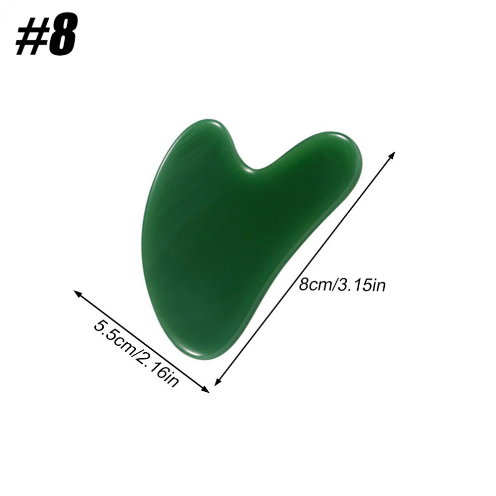 Dechoicelife (A-Type 8) Tcare Gua Sha Massage Tools, 1 Pc Gua Sha Tools Of Multi-Shapes, Guasha Scraping Massage Tools For Face And Body Scraping Beauty