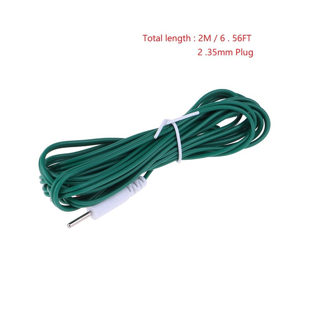 (A-Auburn) Electrode Lead Wire 2.5Mm 4 Button Connecting Cables For Digital Tens Therapy Machine Massager Electrode Wire Plug Connect Cable 4856239347159
