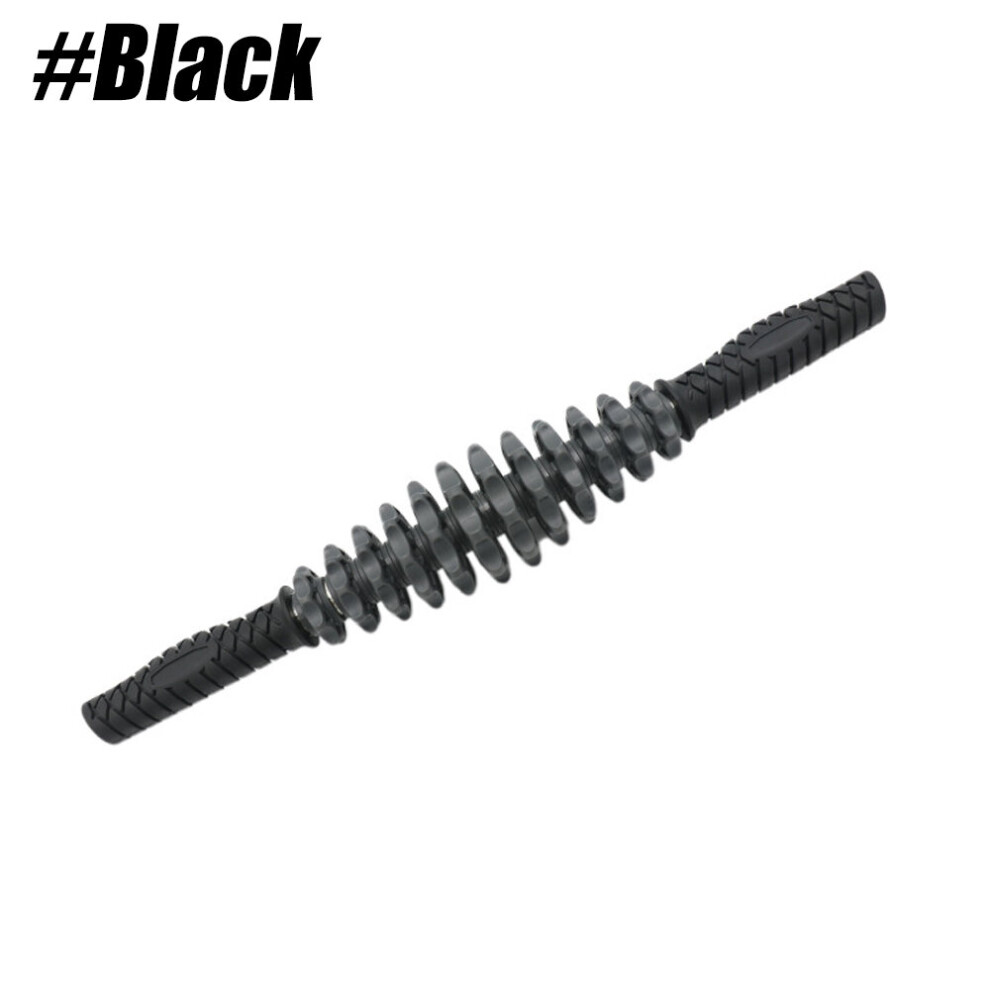 Dechoicelife (A-Black) Tcare 1 Pc Massage Roller Stick, Cellulite Massager, Adjustable Gear Therapy Muscle Roller For Back, Fascia, Legs, Foot, Neck