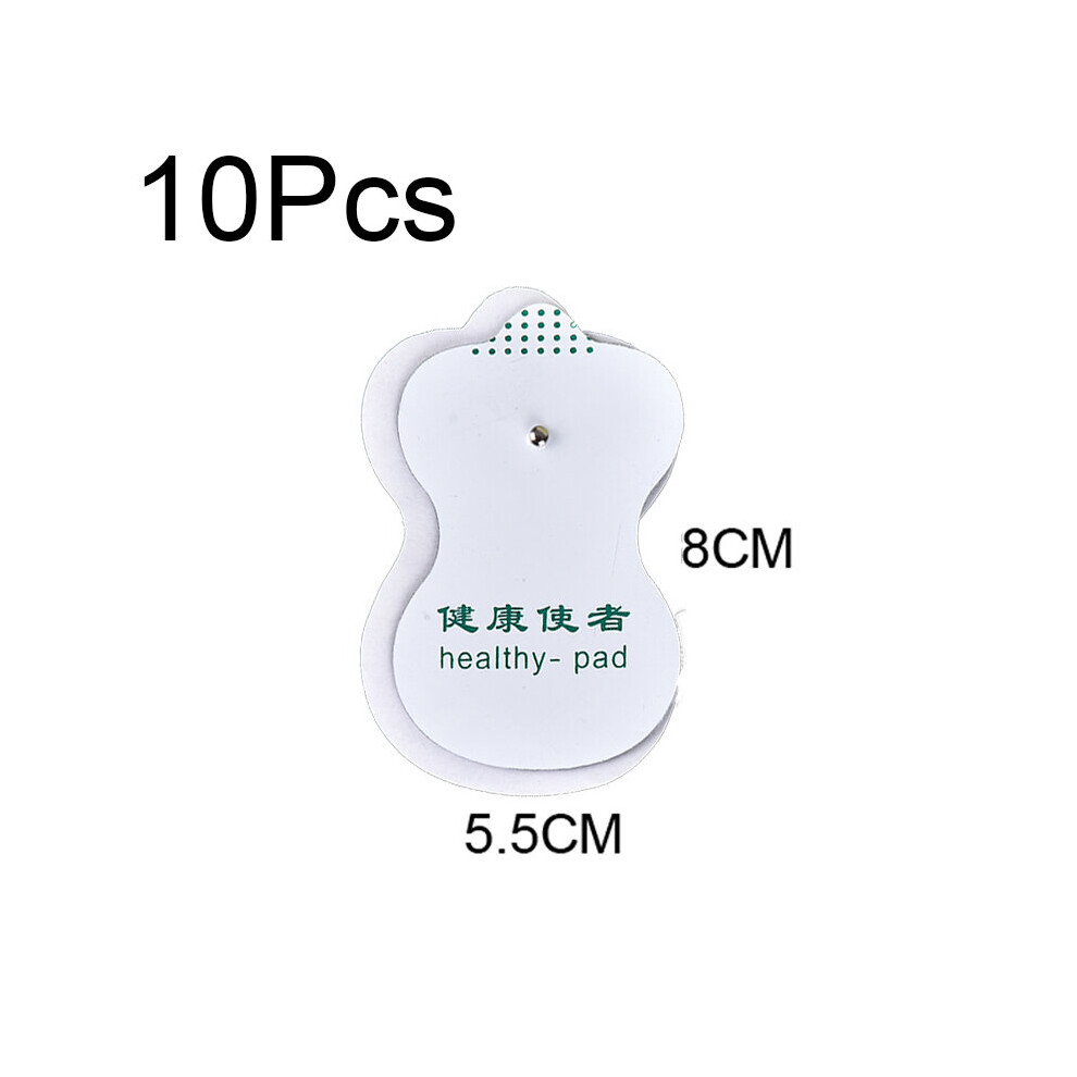 Dechoicelife (A-10Pcs Chinese) 10Pcs Replacement Pads Electrode Pads For Most Tens Acupuncture Digital Therapy Machine Massager Tool Replacement Electrodes