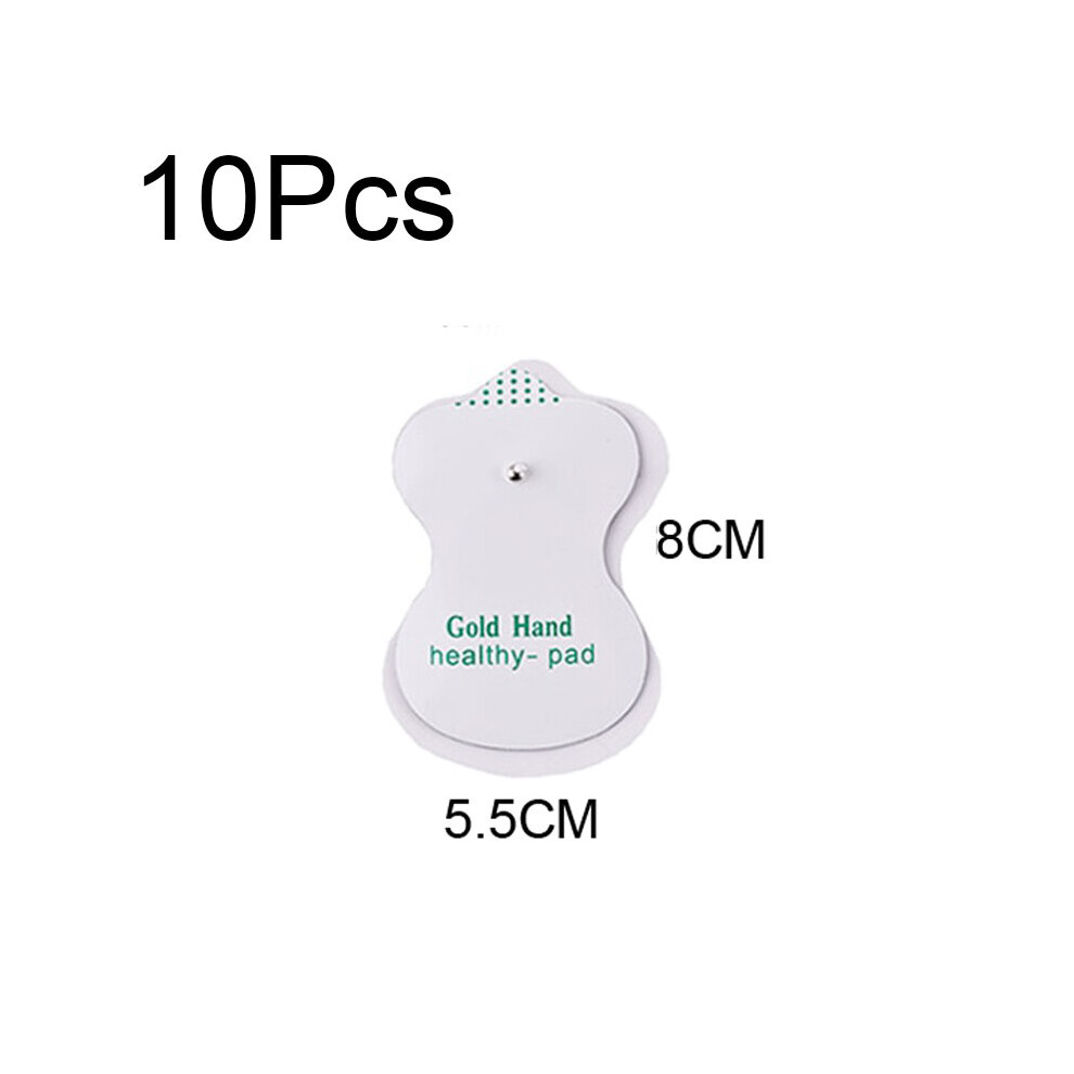 Dechoicelife (A-10Pcs English) 10Pcs Replacement Pads Electrode Pads For Most Tens Acupuncture Digital Therapy Machine Massager Tool Replacement Electrodes