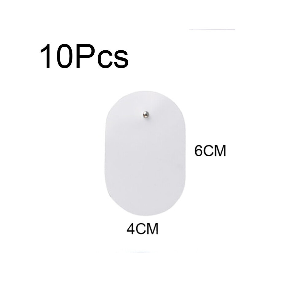 Dechoicelife (A-10Pcs Oval) 10Pcs Replacement Pads Electrode Pads For Most Tens Acupuncture Digital Therapy Machine Massager Tool Replacement Electrodes