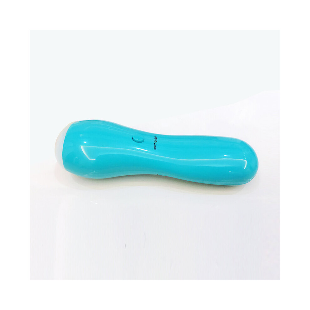 Dechoicelife Blue (A- Massager) Mini Massage Pen Portable Massager Vibration For Body Relaxation Acupoint Massage 2 Mode Promote Blood Circulation Health Care