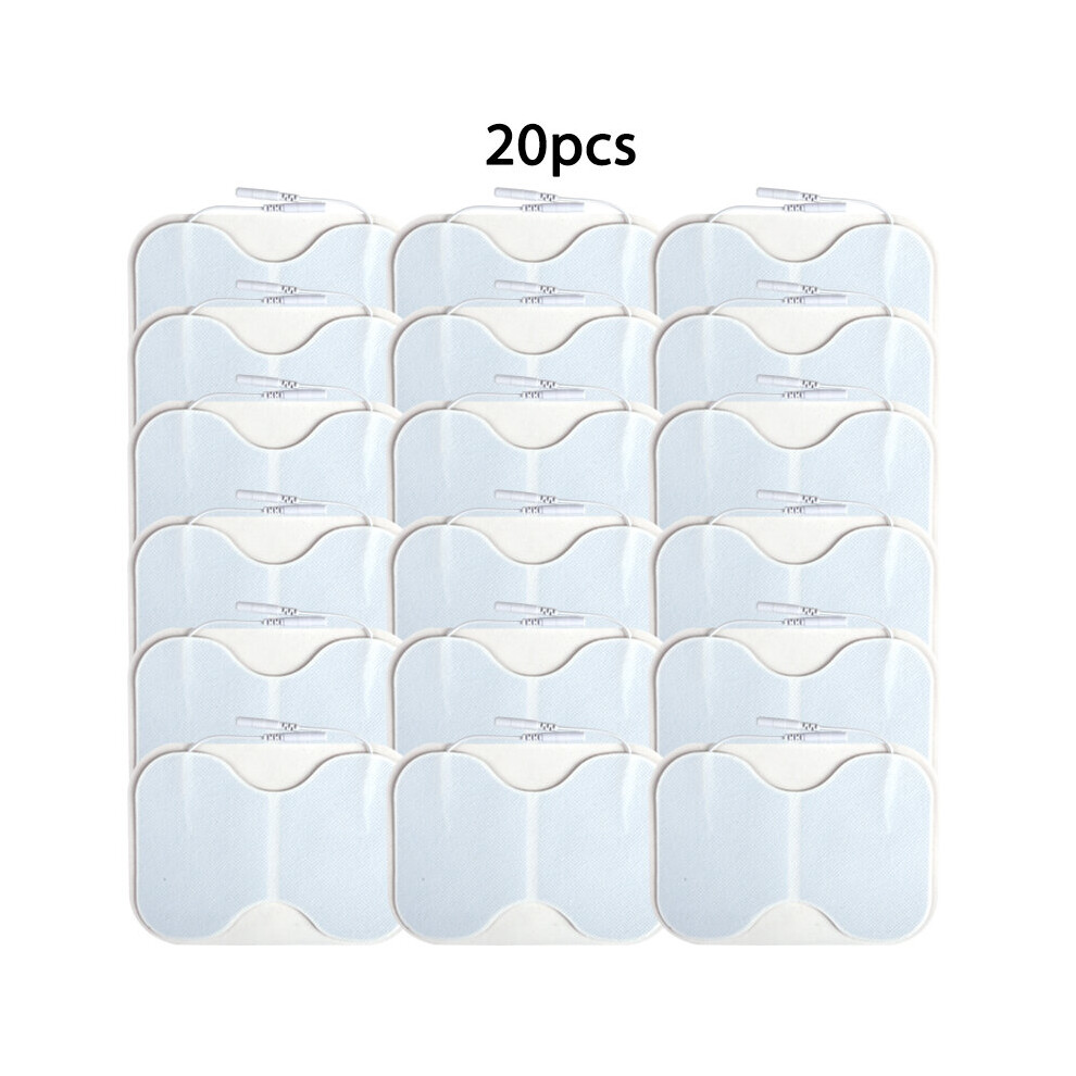Dechoicelife (A-20Pcs For Waist) 20Pcs Ems Muscle Stimulator Electrode Pads For Digital Therapy Machine Body Massager Replacement Pads For Physiotherapy Device