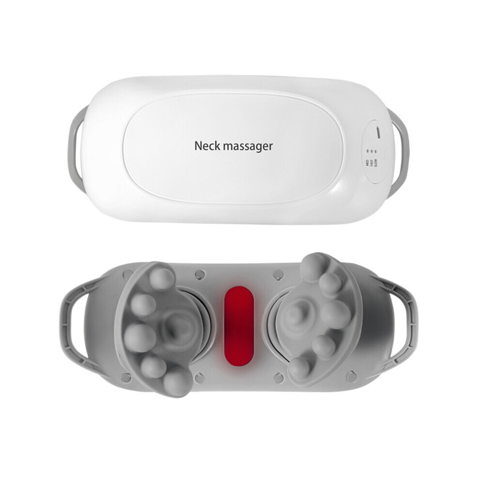 Dechoicelife 4D Red Light Constant Temperature Hot Compress Shiatsu Electric Shoulder Neck Massager Therapy Deep Kneading Portable Massager